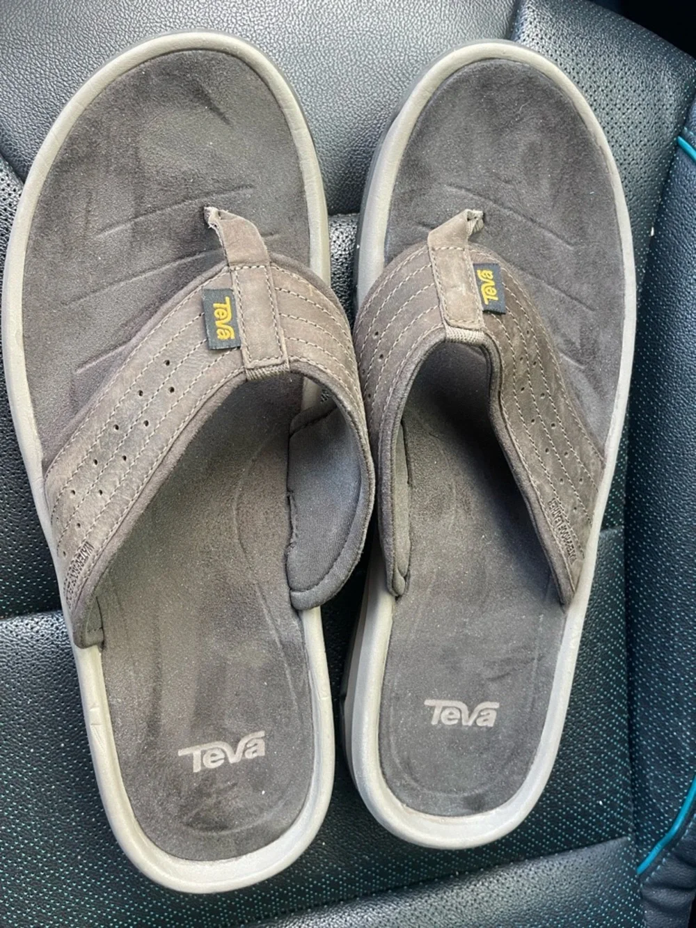 Teva Langdon Flip Sandals in the Walnut colorway